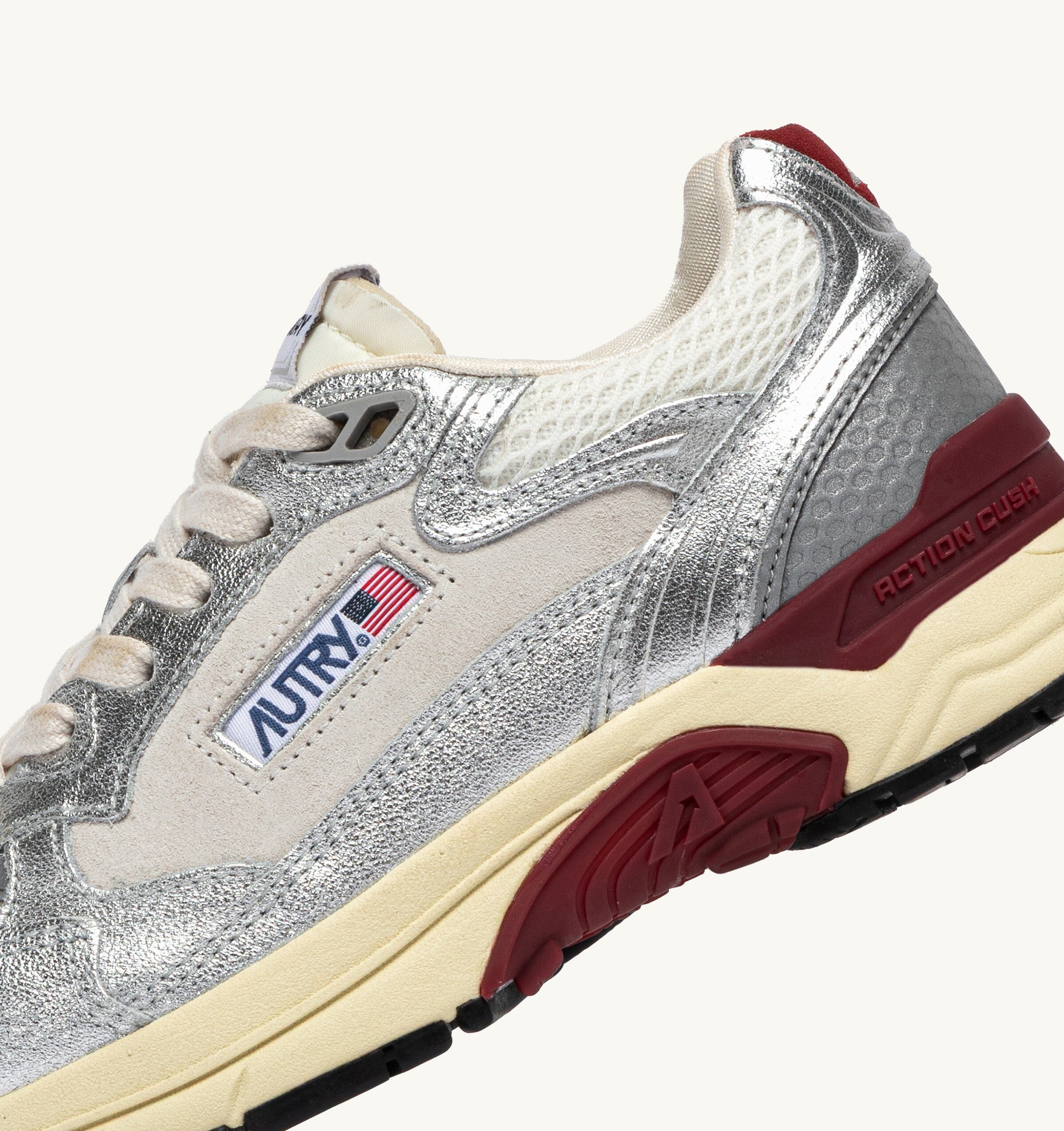 AUTRY - HYLW EM05 - Sneakers HYPERWAY - Laminato Silver Syra Scarpe Donna AUTRY - Collezione donna