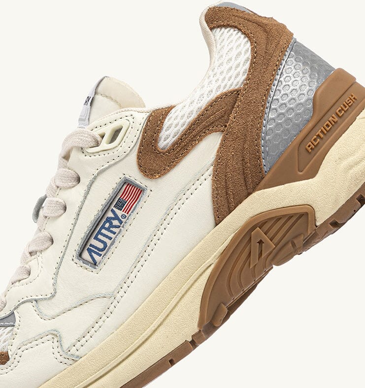 AUTRY - HYLW GN03 -Sneakers HYPERWAY - Bianco cuoio Scarpe Donna AUTRY - Collezione donna
