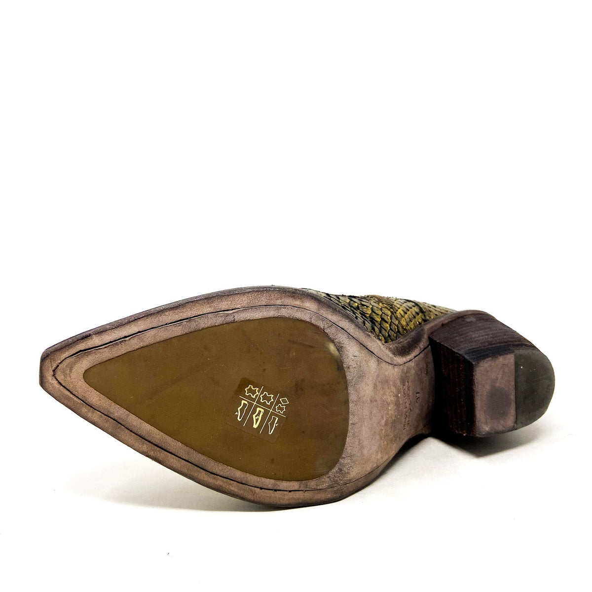 FAUZIAN JEUNESSE - EW - Texano DENVER - Pitone Oro (punta a V)