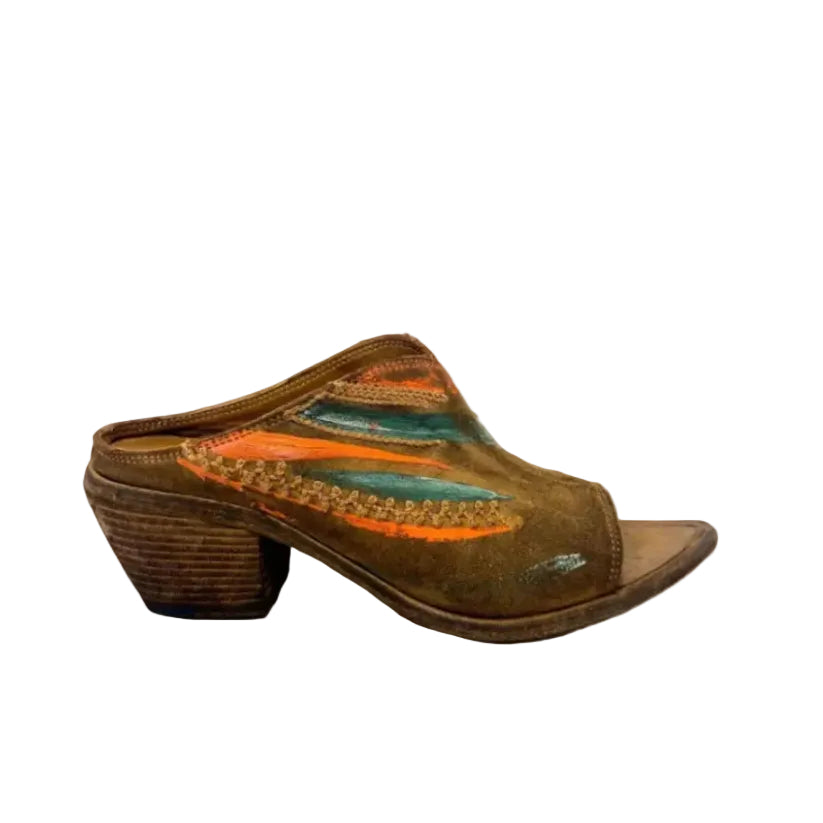 FAUZIAN JEUNESSE - EW - SABOT MAUI - Cuoio