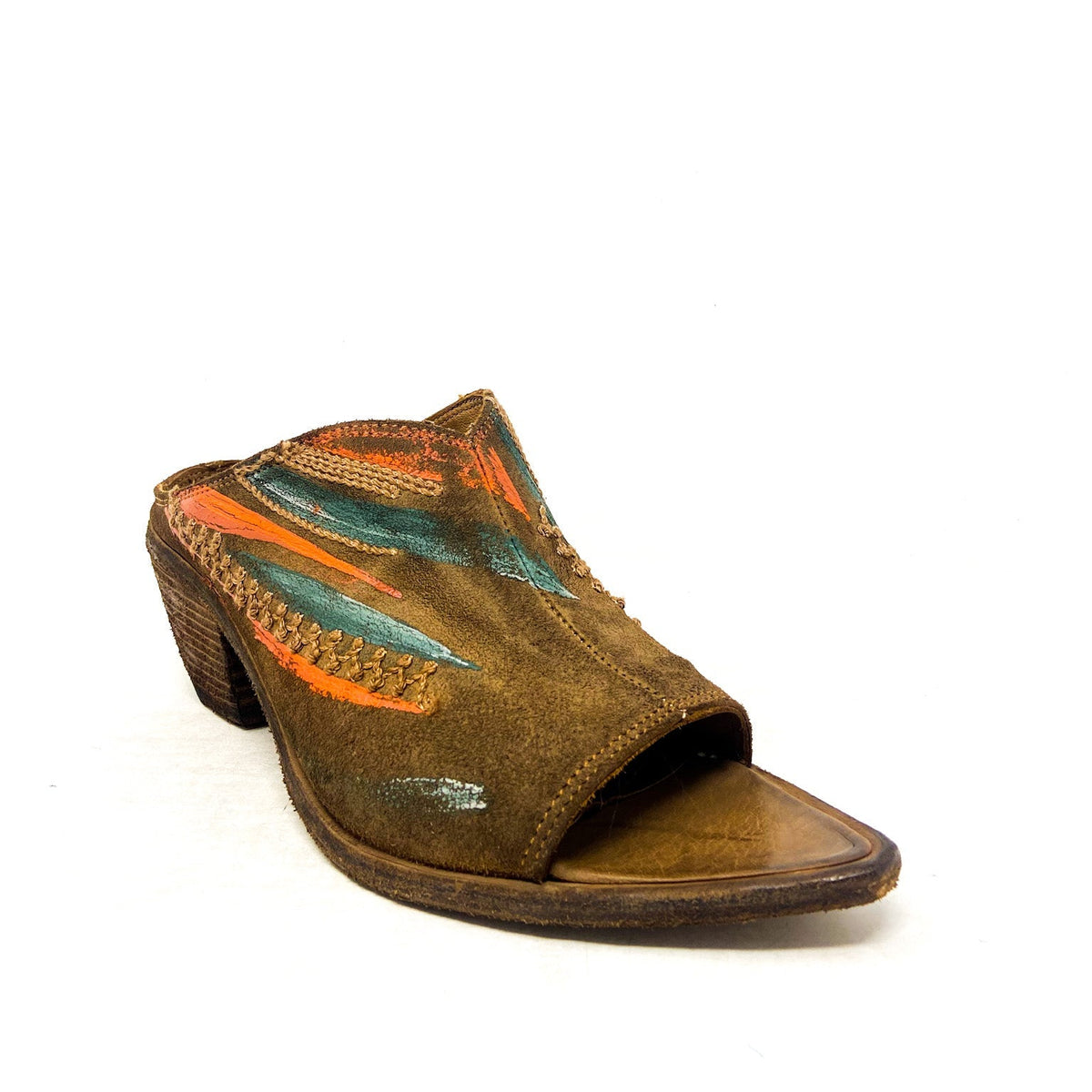 FAUZIAN JEUNESSE - EW - SABOT MAUI - Cuoio