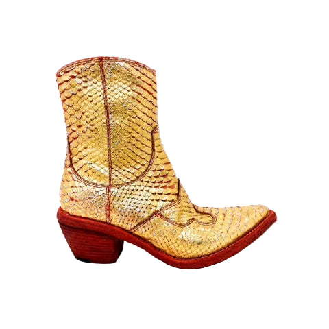 FAUZIAN JEUNESSE - EW - Texano DENVER Pitone oro rosso