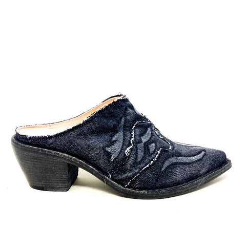 FAUZIAN JEUNESSE - EW - SABOT KANSAS - Denim nero