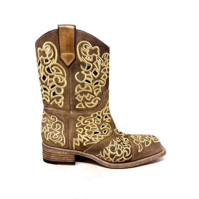 FAUZIAN JEUNESSE - EW - Stivali Texani - ANKLE BOOT LINDA TUBE - Cuoio naturale Scarpe Donna FAUZIAN JEUNESSE - Collezione Donna