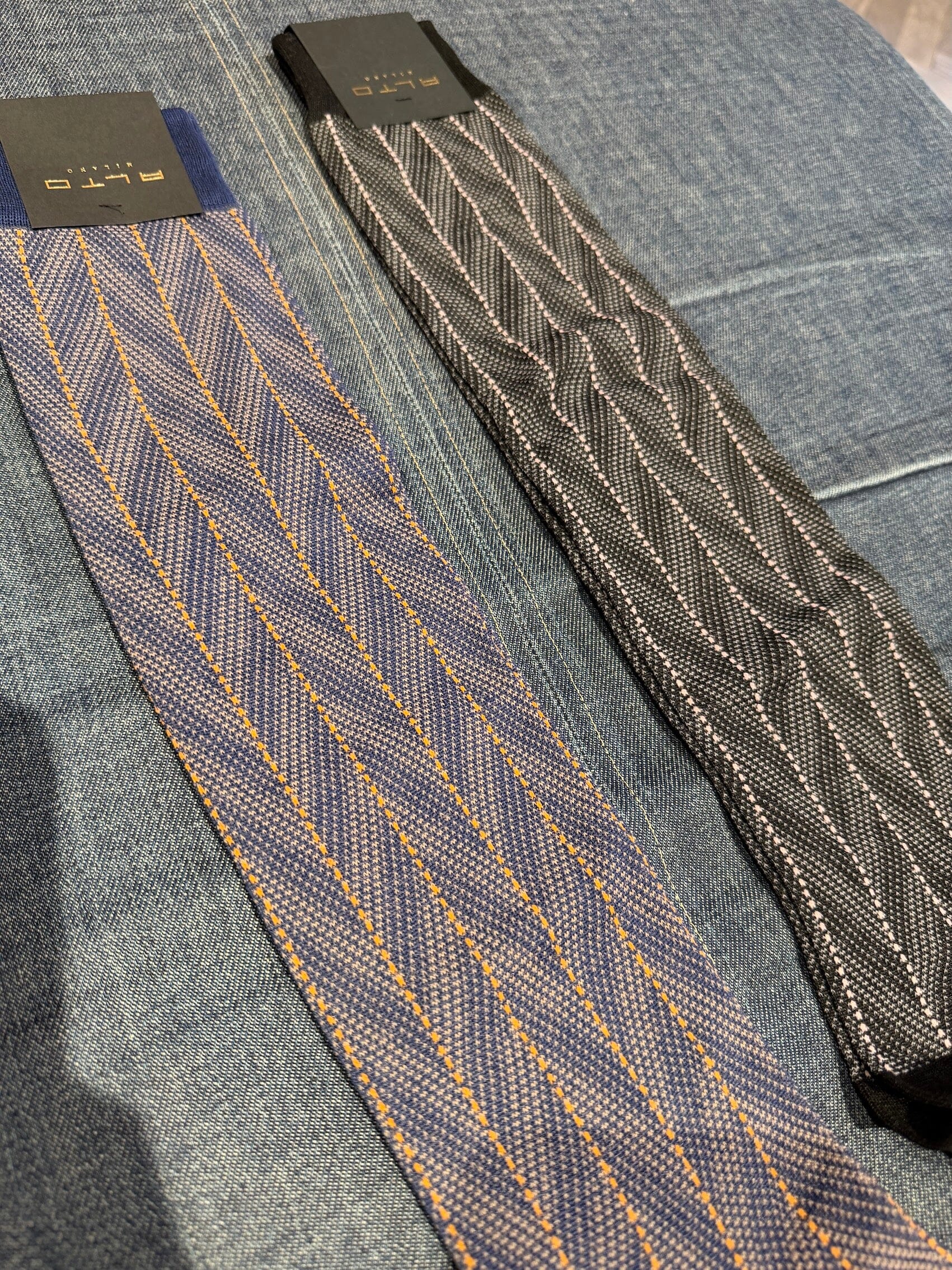 ALTO MILANO - Calzino - 26PEAM2284UC_21-Nero Accessori Uomo Alto Milano