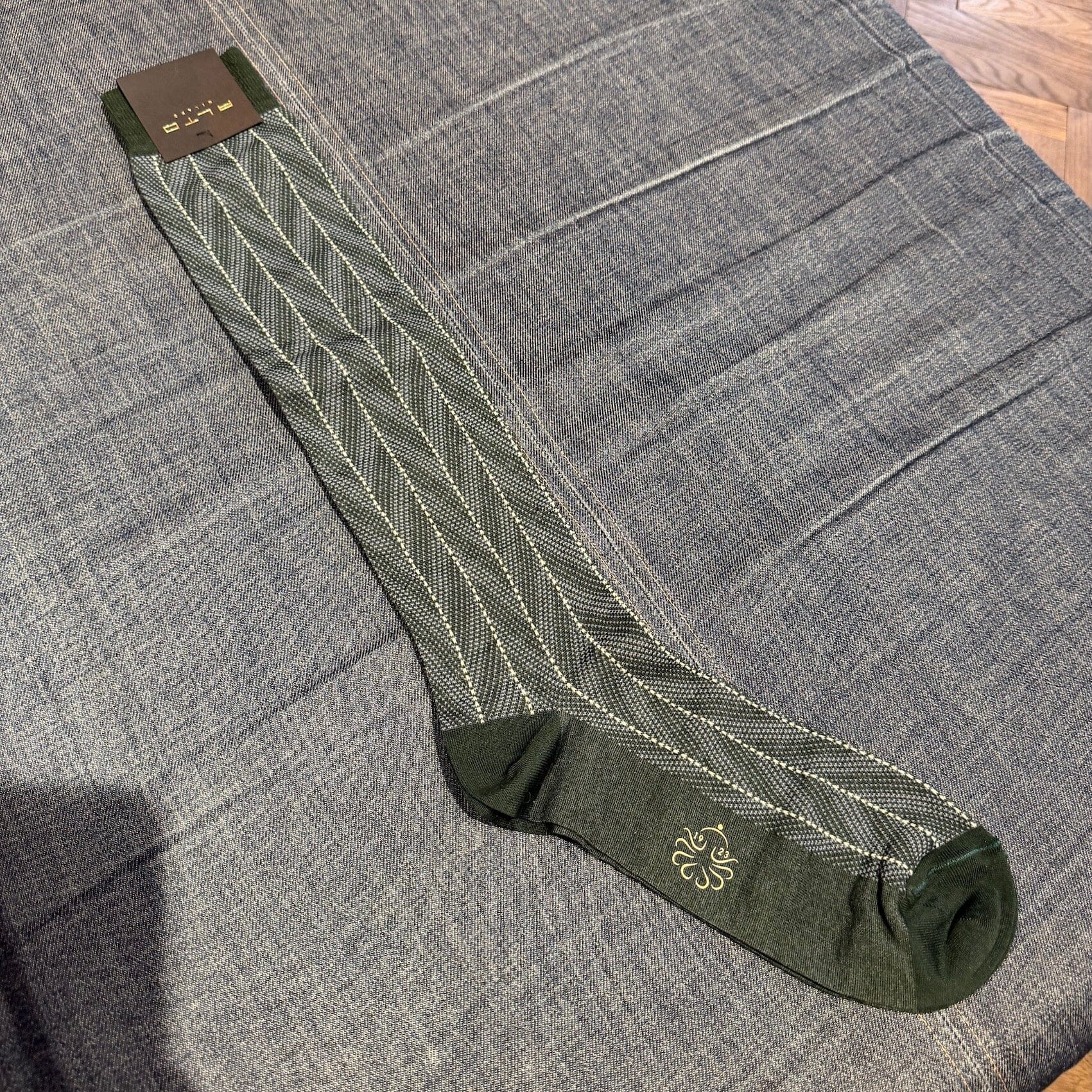 ALTO MILANO - Calzino - 26PEAM2284UL_3- Verde Accessori Uomo Alto Milano