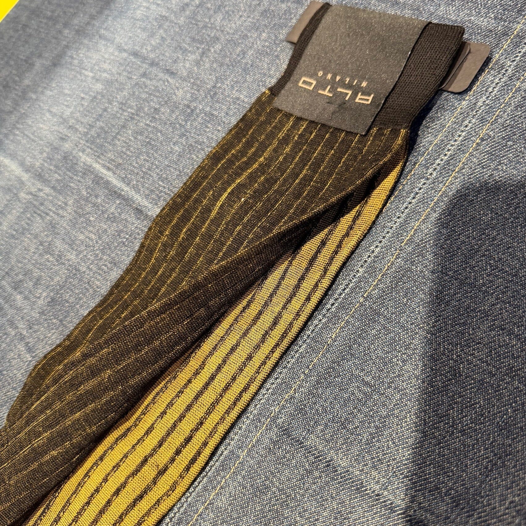 ALTO MILANO - Calzino - 25PEAM1686UC_21- Nero Accessori Uomo Alto Milano