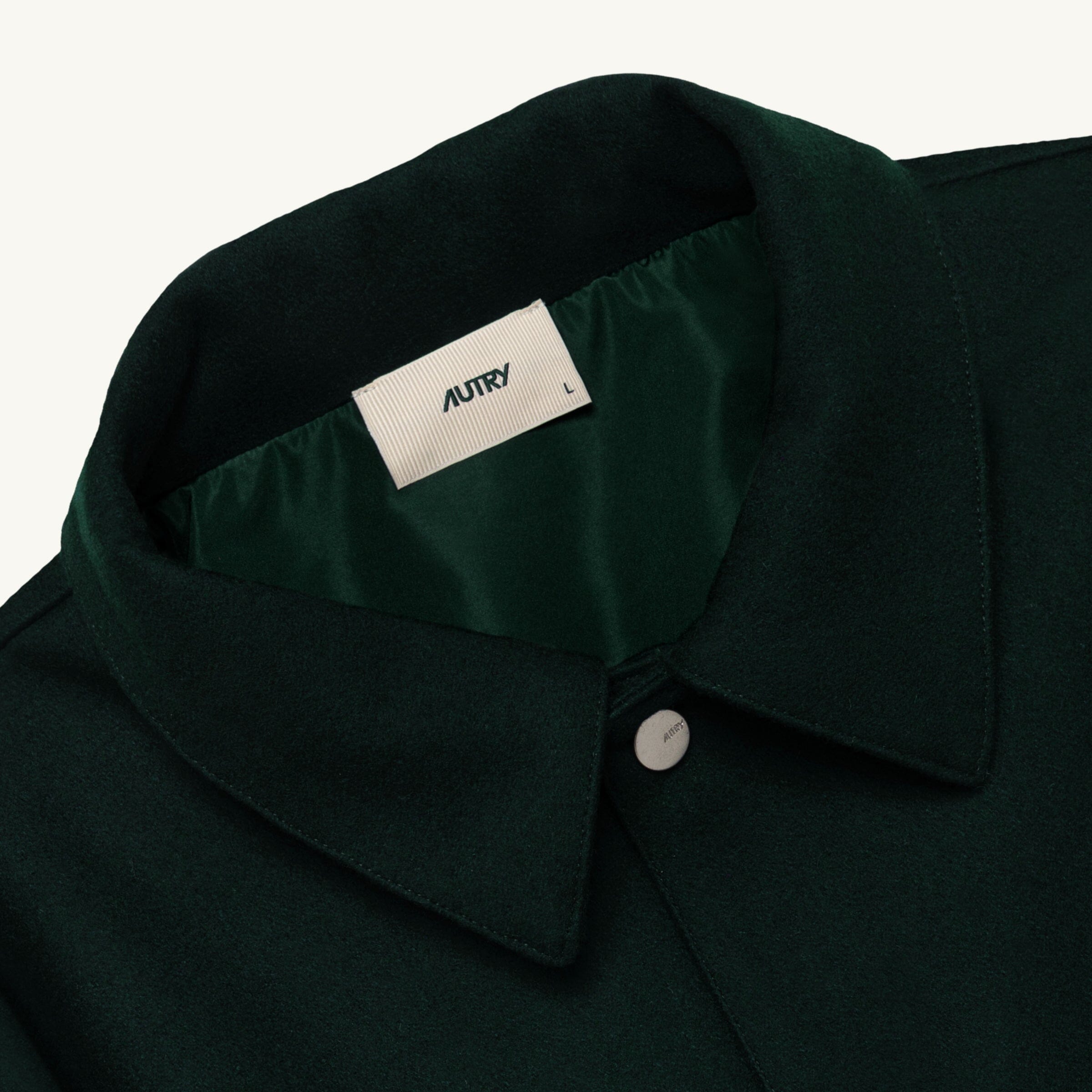 AUTRY - JAPX 142F- Jacket Wool Timber - Verde Abbigliamento Uomo AUTRY - Collezione uomo