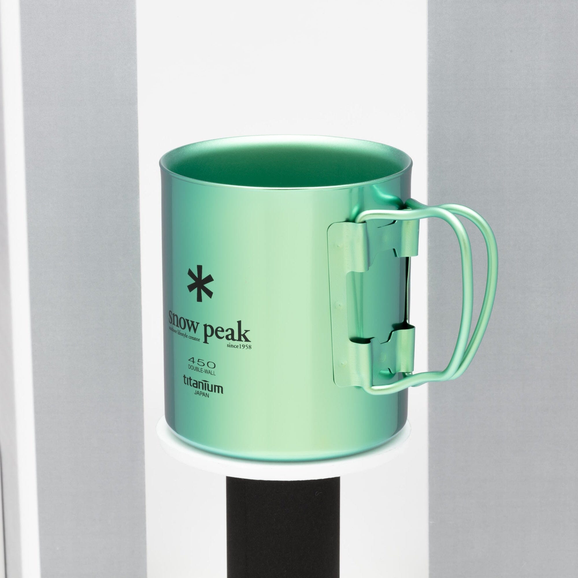 SNOW PEAK - TAZZA TITANIUM SINGLE WALL 450 - MG - 053 VERDE ACCESSORI DONNA SNOW PEAK