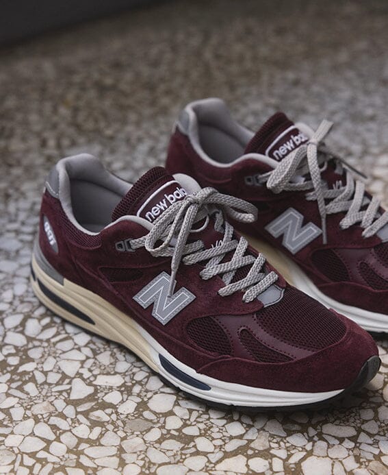 NEW BALANCE - Sneakers - U991AU2 - Burgundy Scarpe Uomo NEW BALANCE - Collezione Uomo