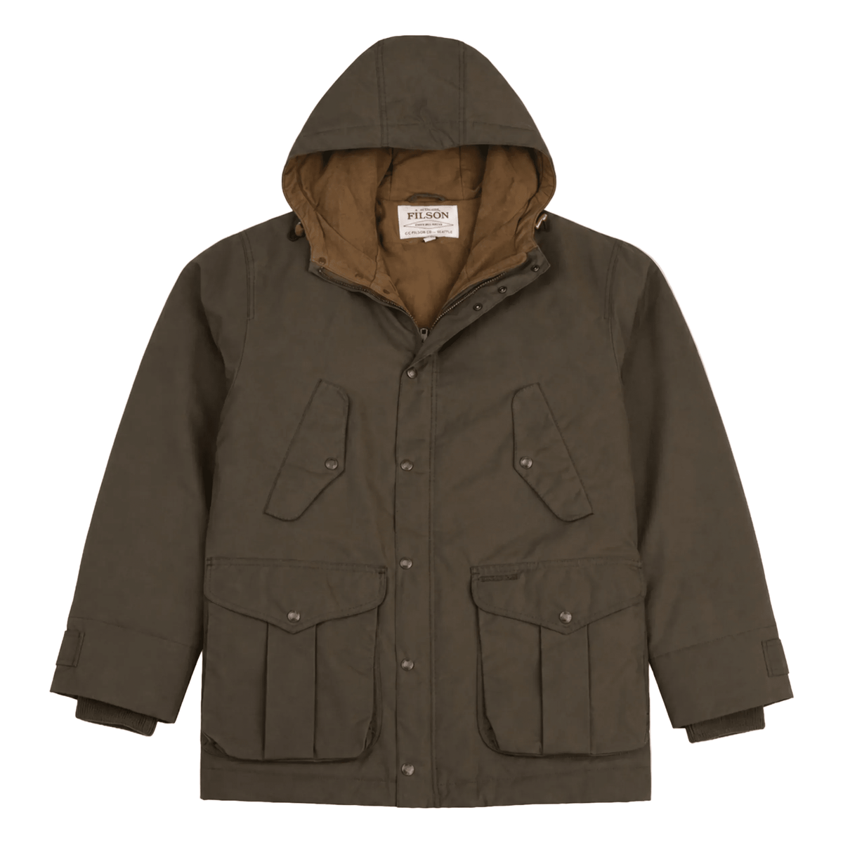 FILSON - Waxed Mountain Parka - FMCPS0205 - Otter Green Abbigliamento Uomo FILSON