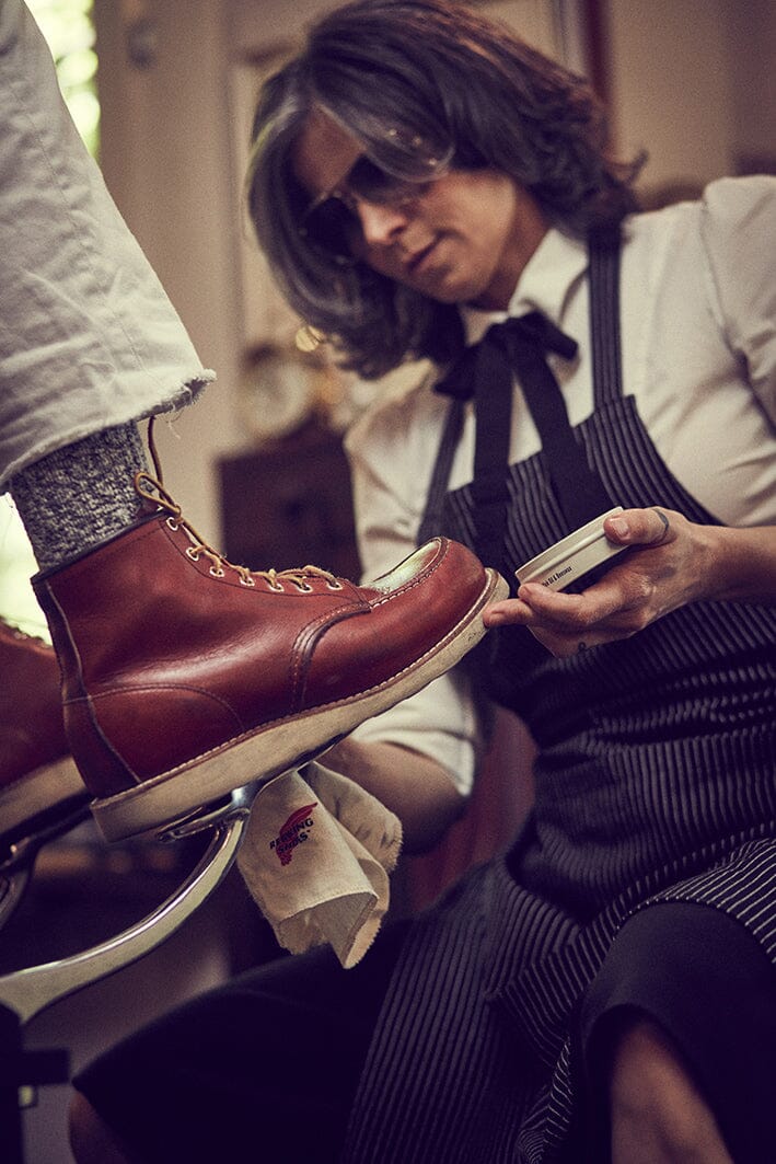 RED WING SHOES - Polacco Moc Toe 875 - Oro Legacy Scarpe Uomo Red Wing Shoes