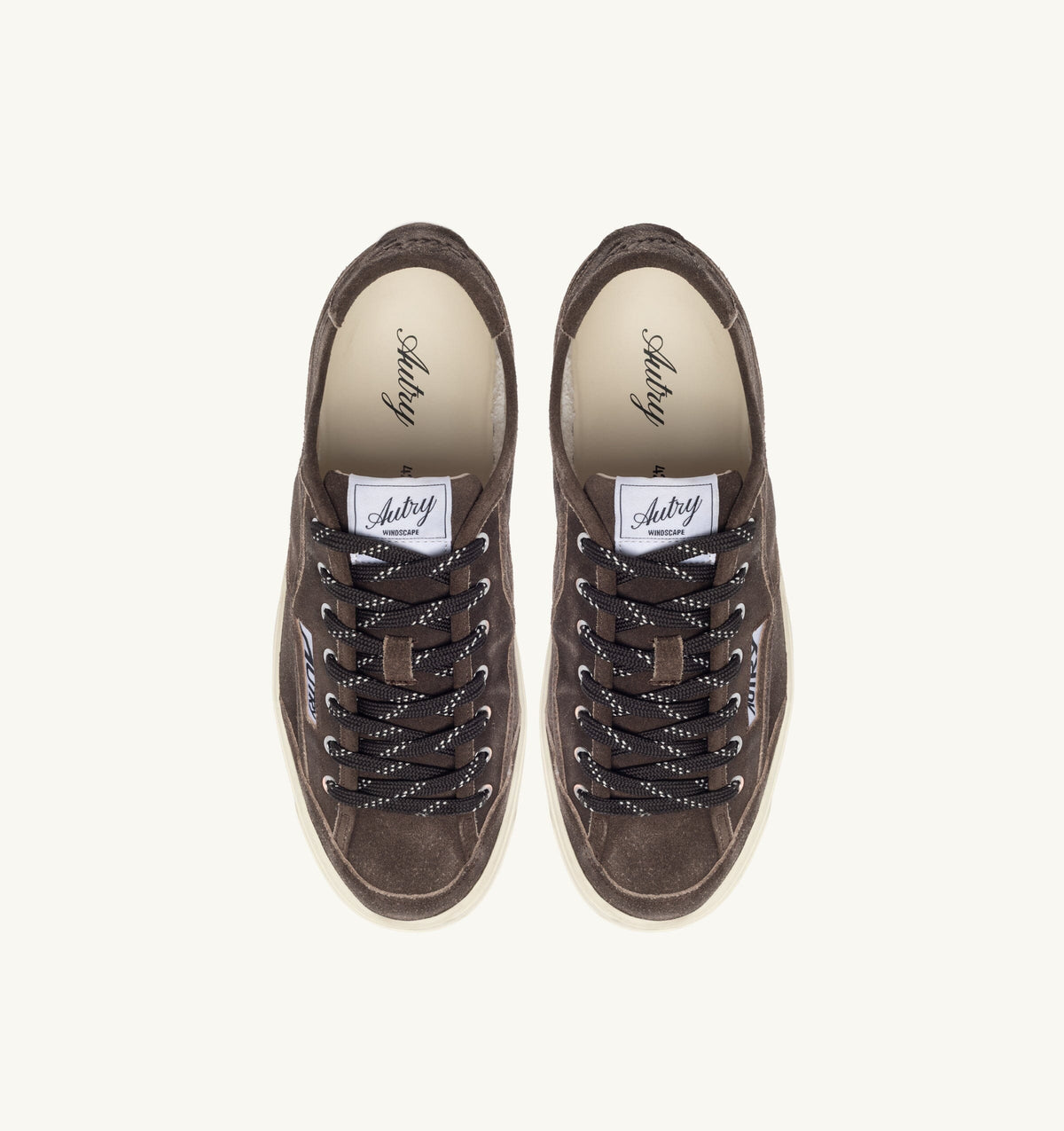 AUTRY - SCLM KQ02 - Sneakers WINDSCAPE - Camoscio Marrone Scarpe Uomo AUTRY - Collezione uomo