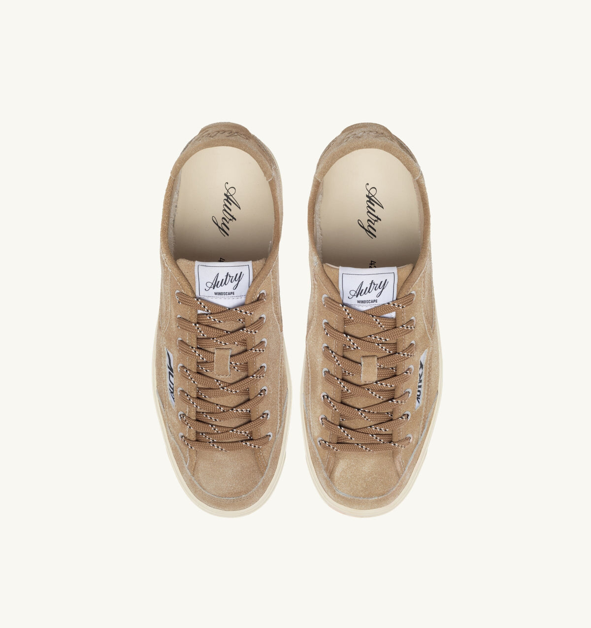 AUTRY - SCLM KQ07 - Sneakers WINDSCAPE - Camoscio Beige Scarpe Uomo AUTRY - Collezione uomo