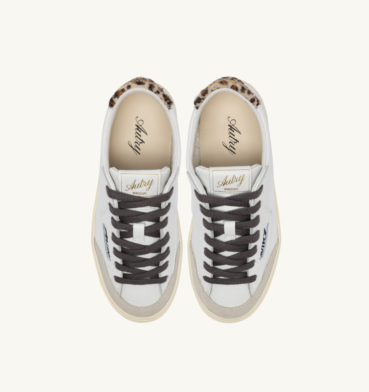 AUTRY - SCLW JU04 - Sneakers WINDSCAPE - Bianco Animalier Scarpe Donna AUTRY - Collezione donna