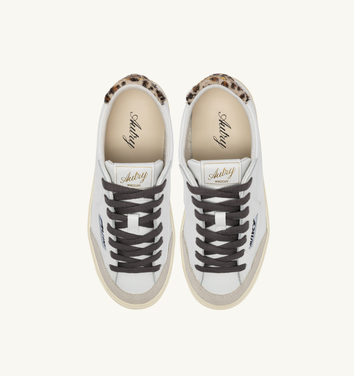 AUTRY - SCLW JU04 - Sneakers WINDSCAPE - Bianco Animalier