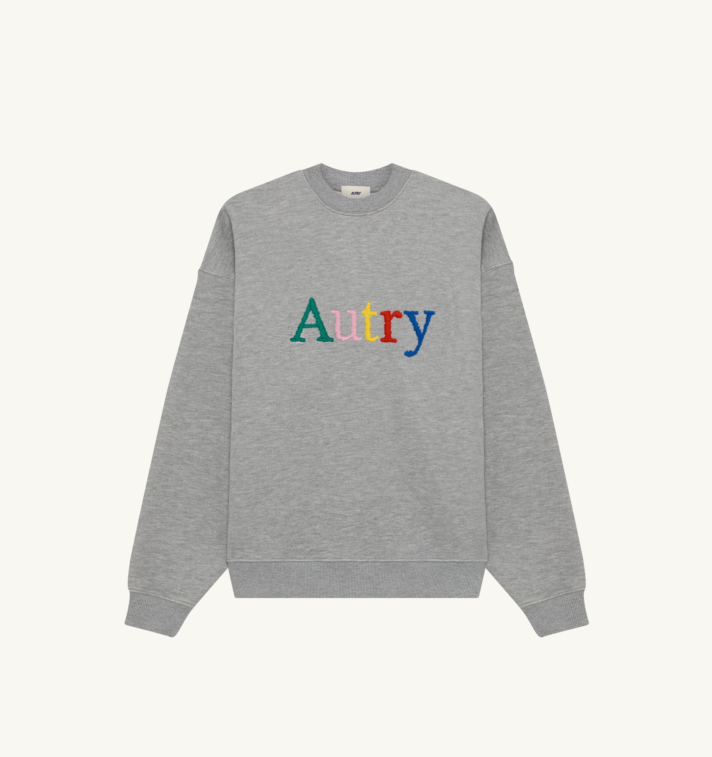 AUTRY - SWPX 120D - Autry Sweatshirt - Grigio Melange Abbigliamento Uomo AUTRY - Collezione uomo