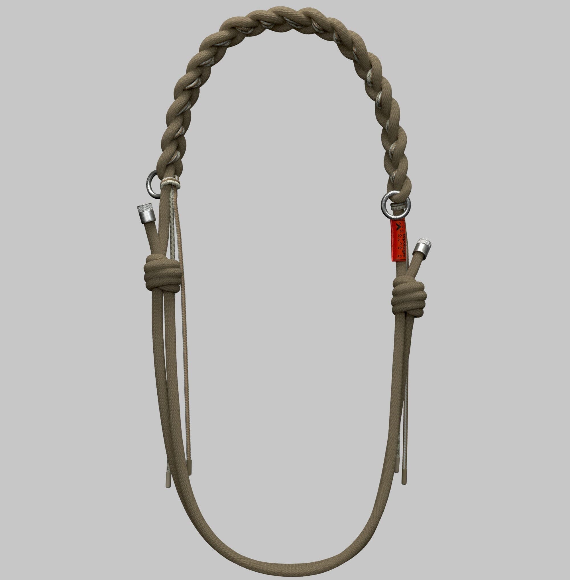 TOPOLOGIE - TRACOLLA - BO08 BKW 00 BOX 8MM - Braided Buckwheat Accessori Donna TOPOLOGIE