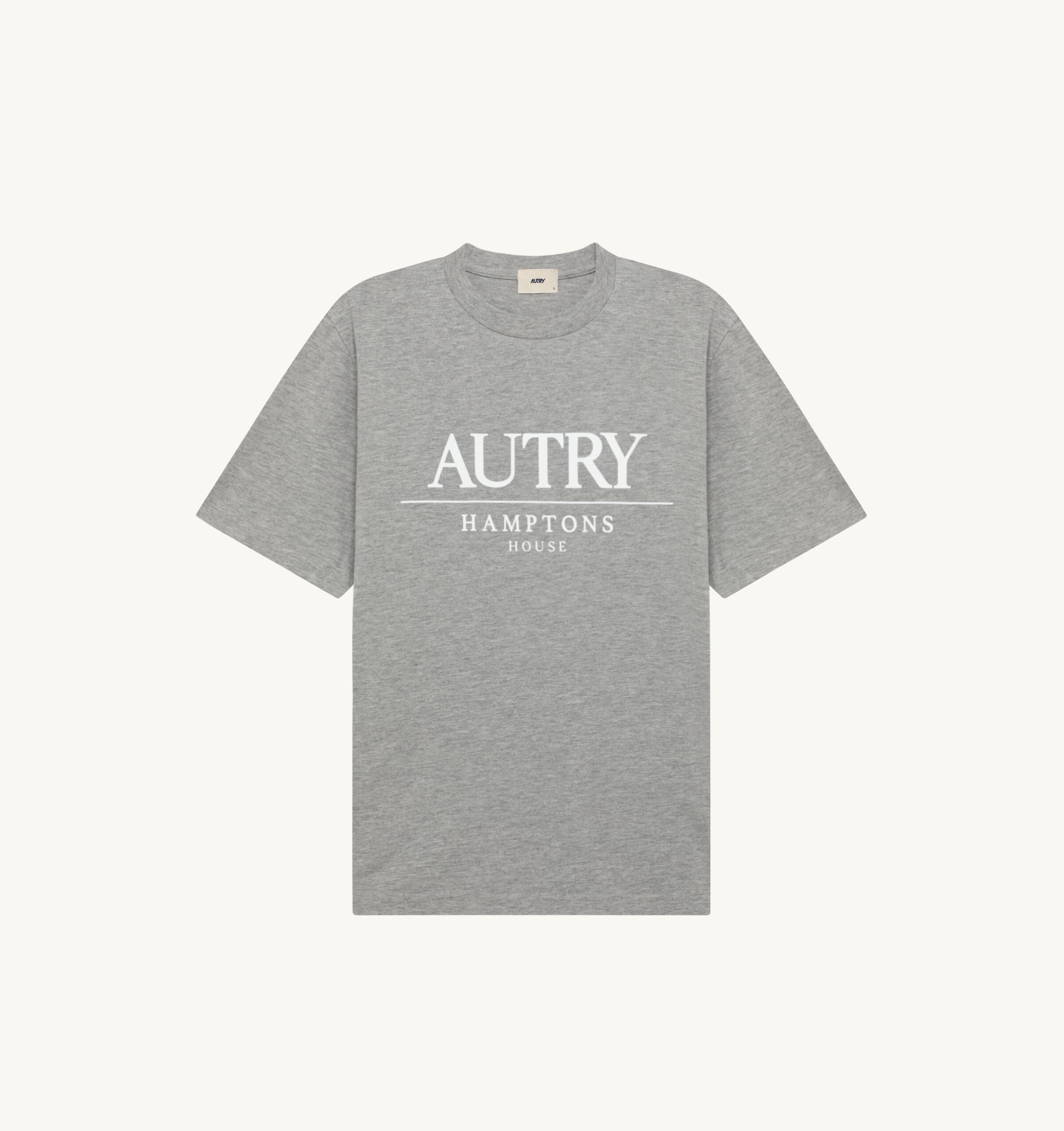 AUTRY - TSPM 044D - T-Shirt jersey - Grigio melange Abbigliamento Uomo AUTRY - Collezione uomo