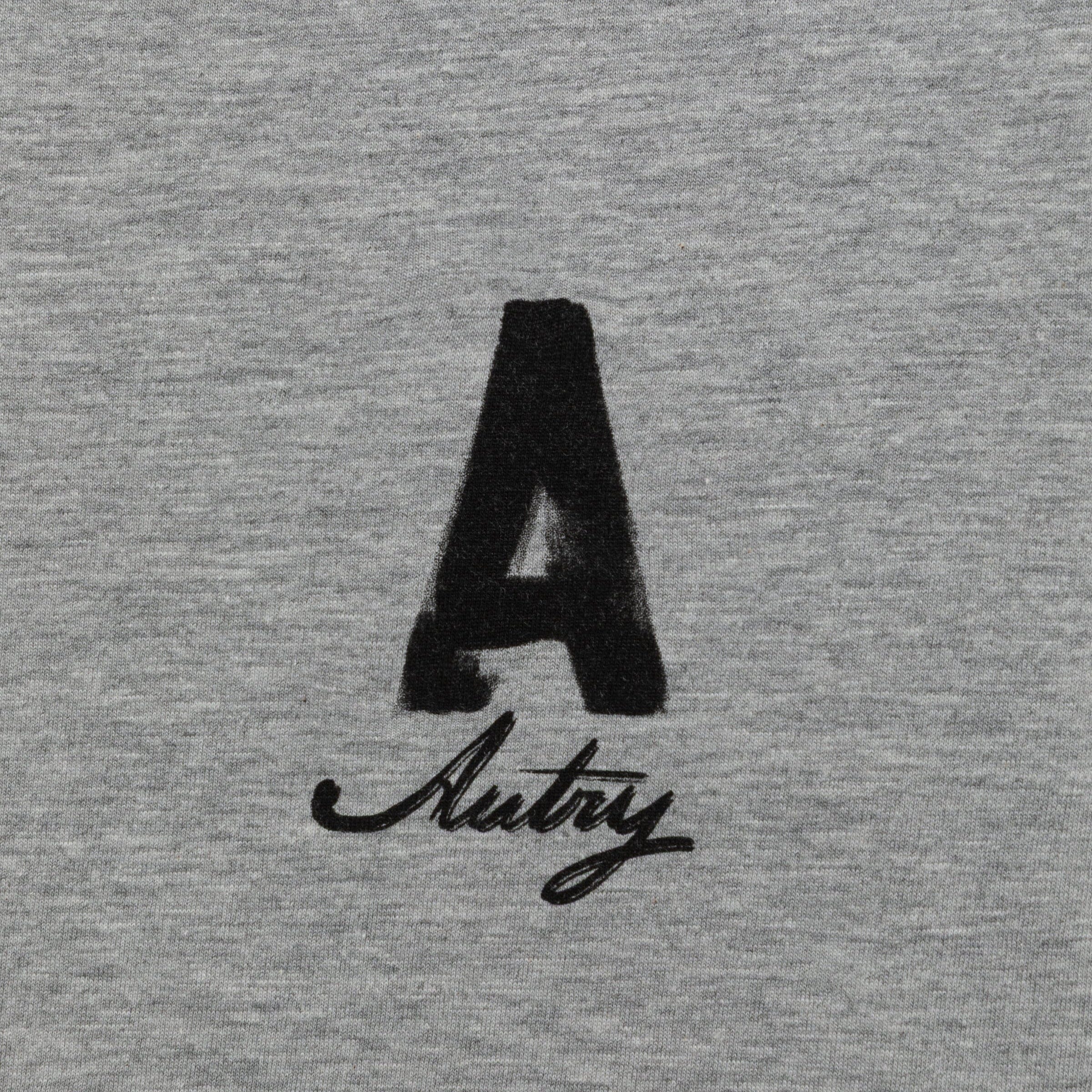 AUTRY - TSPX 109D- T-Shirt jersey - Grigio melange Abbigliamento Uomo AUTRY - Collezione uomo