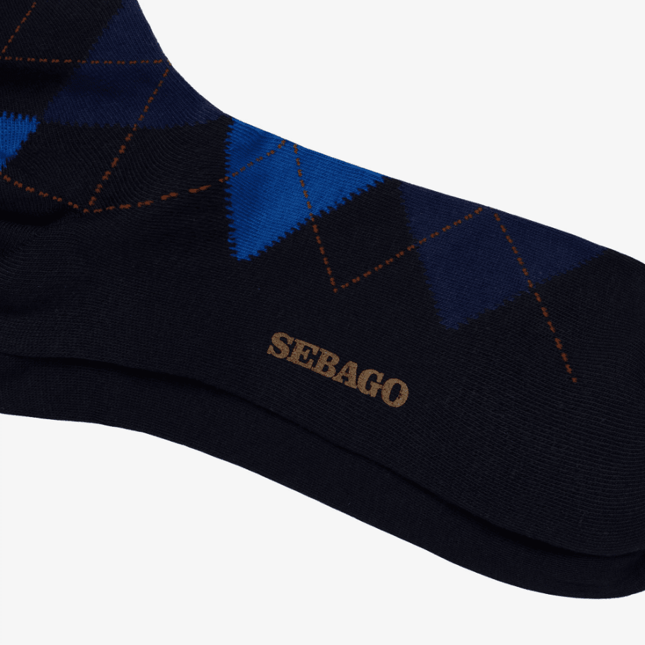 SEBAGO - Calzini - 73128IW_A0B - Navy-Blue-Sky-Orange Accessori Uomo SEBAGO - Collezione Uomo