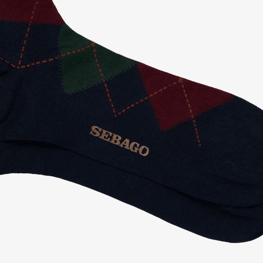 SEBAGO - Calzino - 73128IW_A0D - Blue navy-bordeaux-green-orange Accessori Uomo SEBAGO - Collezione Uomo