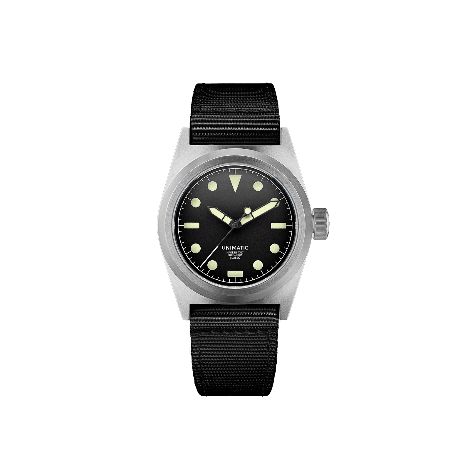 UNIMATIC - Orologio Modello Due UC2 Classic - Time Only - Nero Accessori Uomo UNIMATIC - Orologio