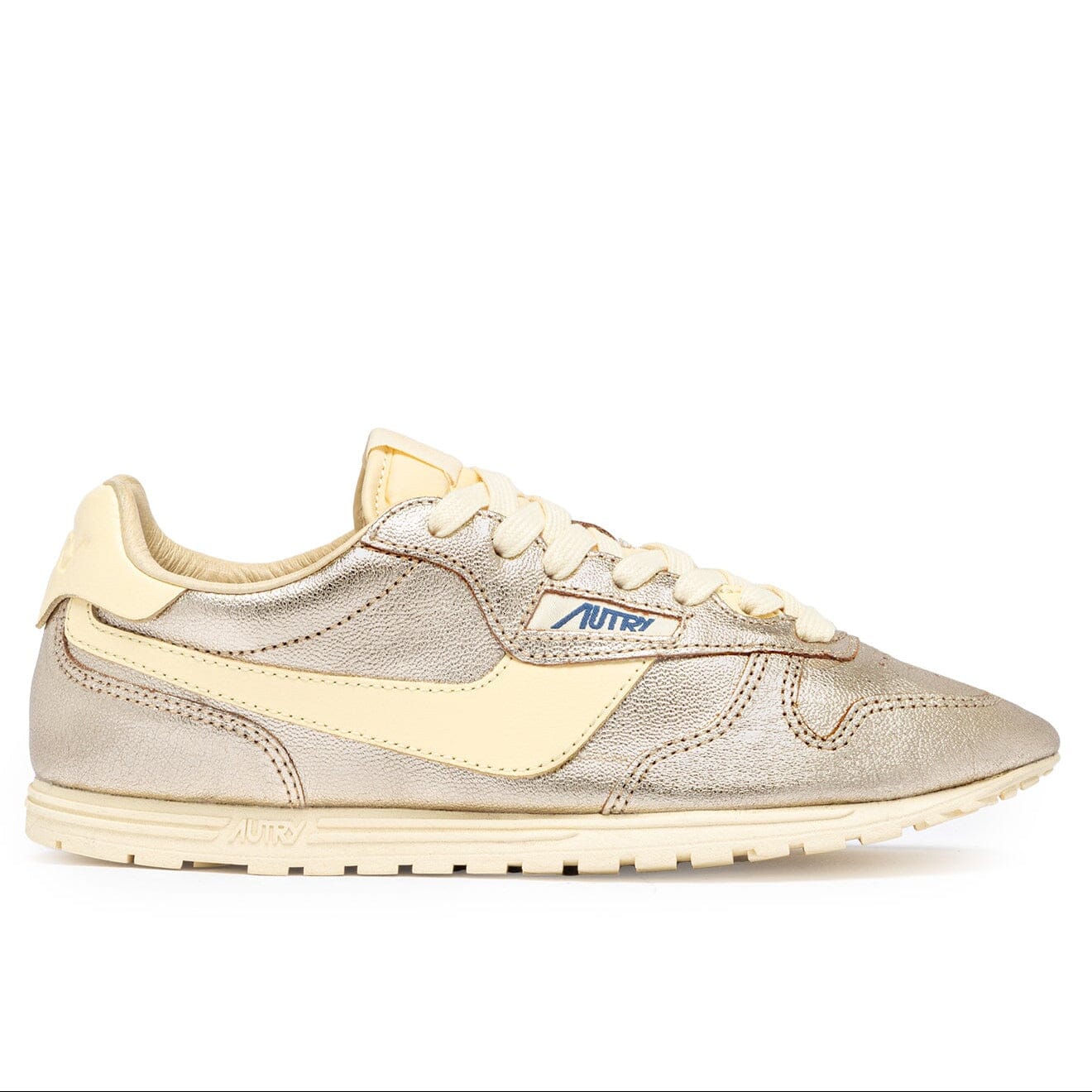 AUTRY - WSLWA J01 - Sneakers WINDSPIN - Laminato Oro Scarpe Donna AUTRY - Collezione donna