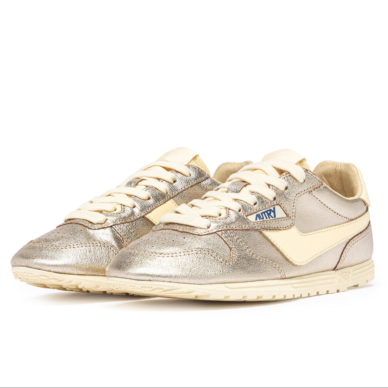 AUTRY - WSLWA J01 - Sneakers WINDSPIN - Laminato Oro Scarpe Donna AUTRY - Collezione donna