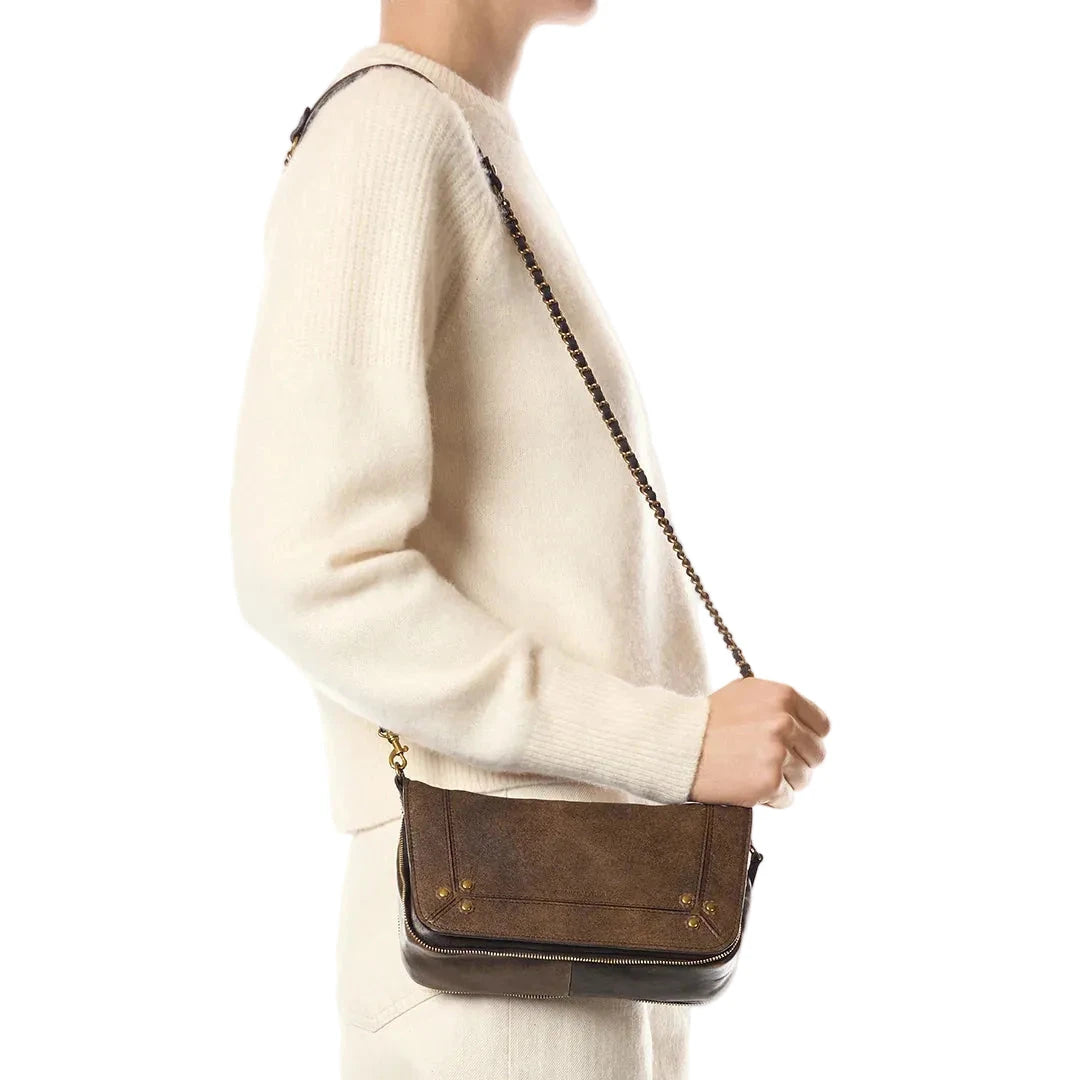 JÉRÔMEE DREYFUSS - Borsa a Tracolla e Spalla - Bobi S - Marron Used Borse Jerome Dreyfuss
