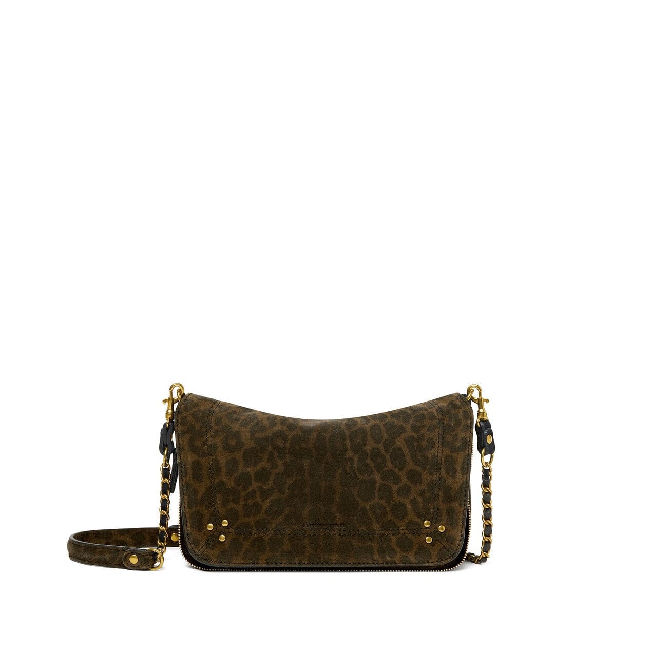 JÉRÔMEE DREYFUSS - Borsa a Tracolla e Spalla - Bobi S - Leopard Kaki Borse Jerome Dreyfuss