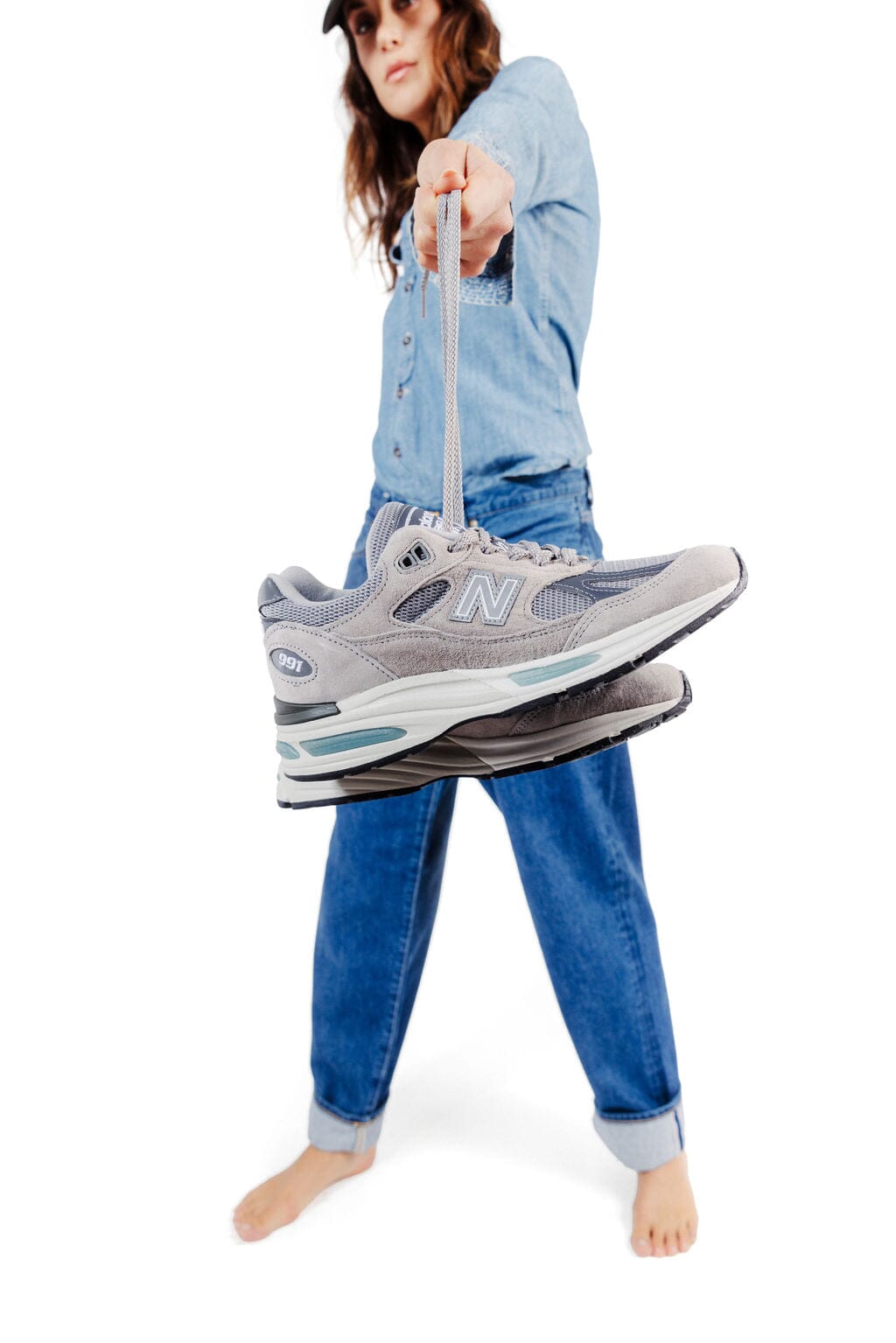 NEW BALANCE - Sneakers U991GL2 - Grigio Scarpe Donna NEW BALANCE - Collezione Donna
