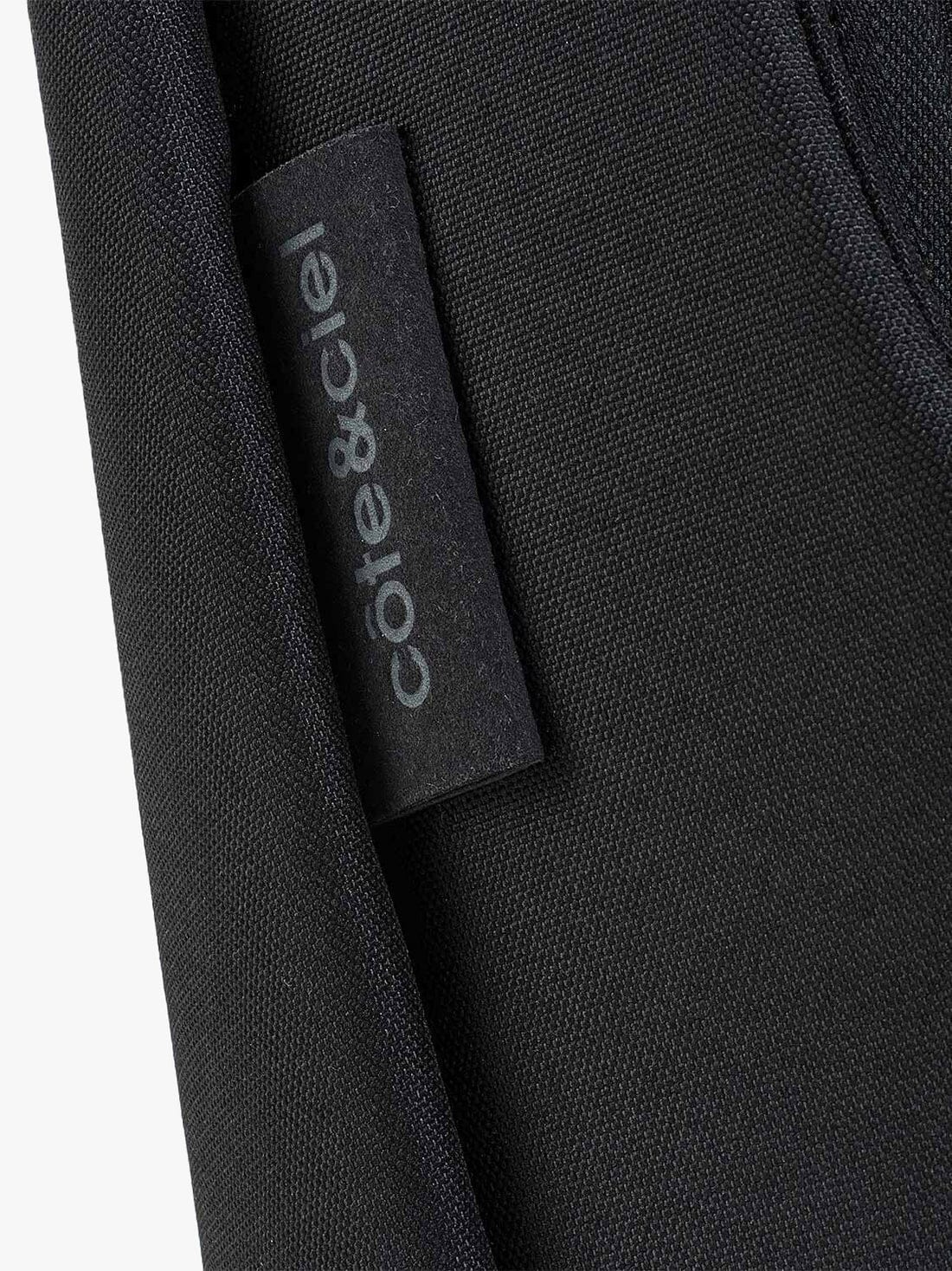 COTE & CIEL - 27710 - Isar Backpack - Medium - Yarn Black Borselli e borse uomo Côte&Ciel