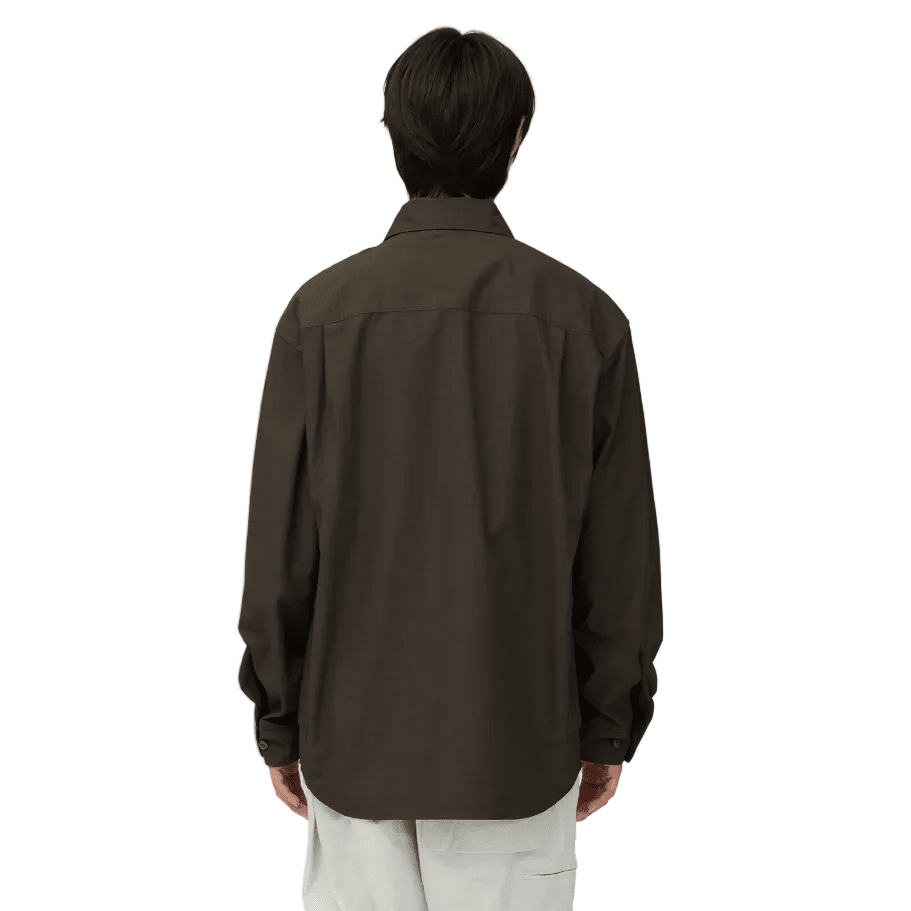 SNOW PEAK - HYBRID TAKIBI JACKET - DARK BROWN Abbigliamento Uomo SNOW PEAK