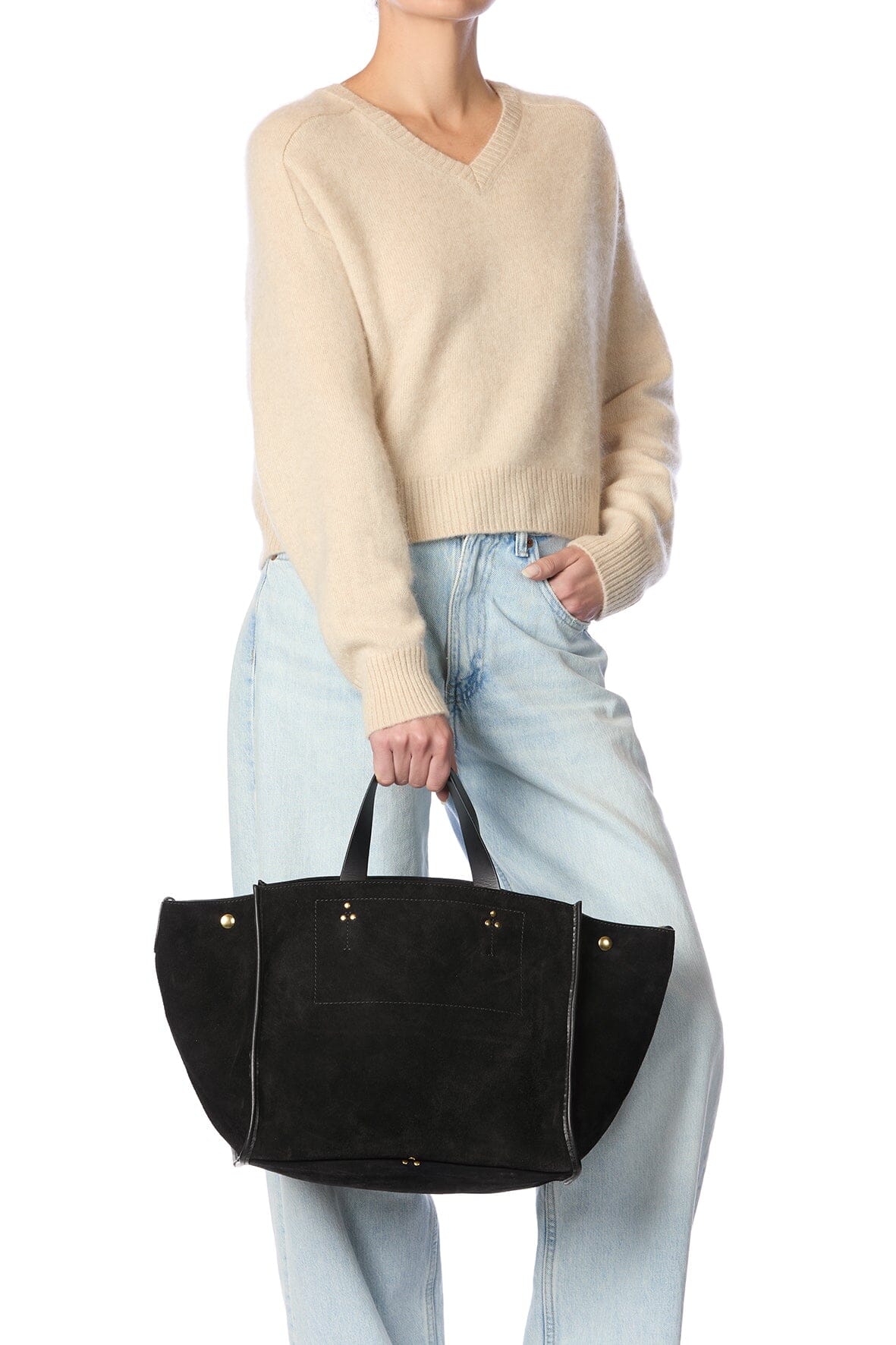 JEROME DREYFUSS - Shopping - Leon M - Camoscio Nero Borse Jerome Dreyfuss