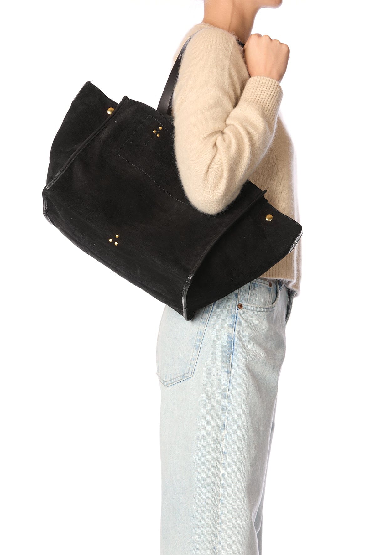JEROME DREYFUSS - Shopping - Leon M - Camoscio Nero Borse Jerome Dreyfuss