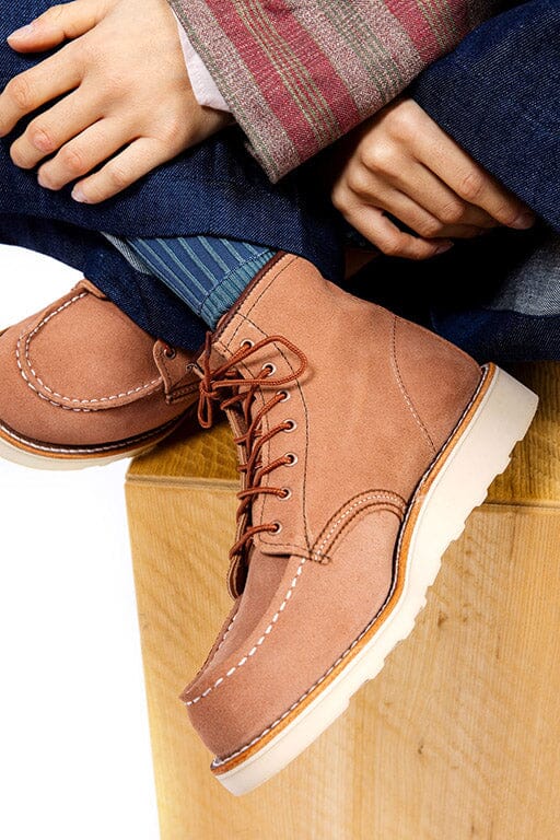 RED WING - Special Edition - Stivaletto 3319 Moc Toe - Rose Abilene Scarpe Donna Red Wing - Collezione Donna