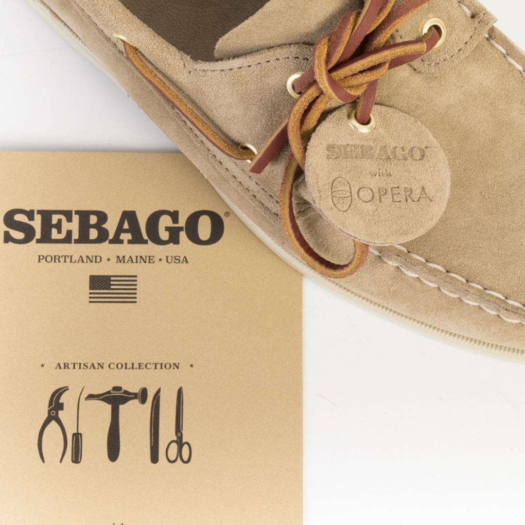 SEBAGO - Portland Artisan - Scarpa da Barca - Selezione OPERA - Verde Giungla Scarpe Uomo Sebago