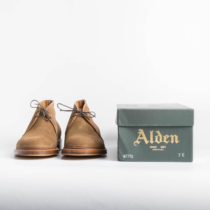 ALDEN - Polacco M7701 - Camoscio Snuff - Chiama per acquistare Scarpe Uomo Alden