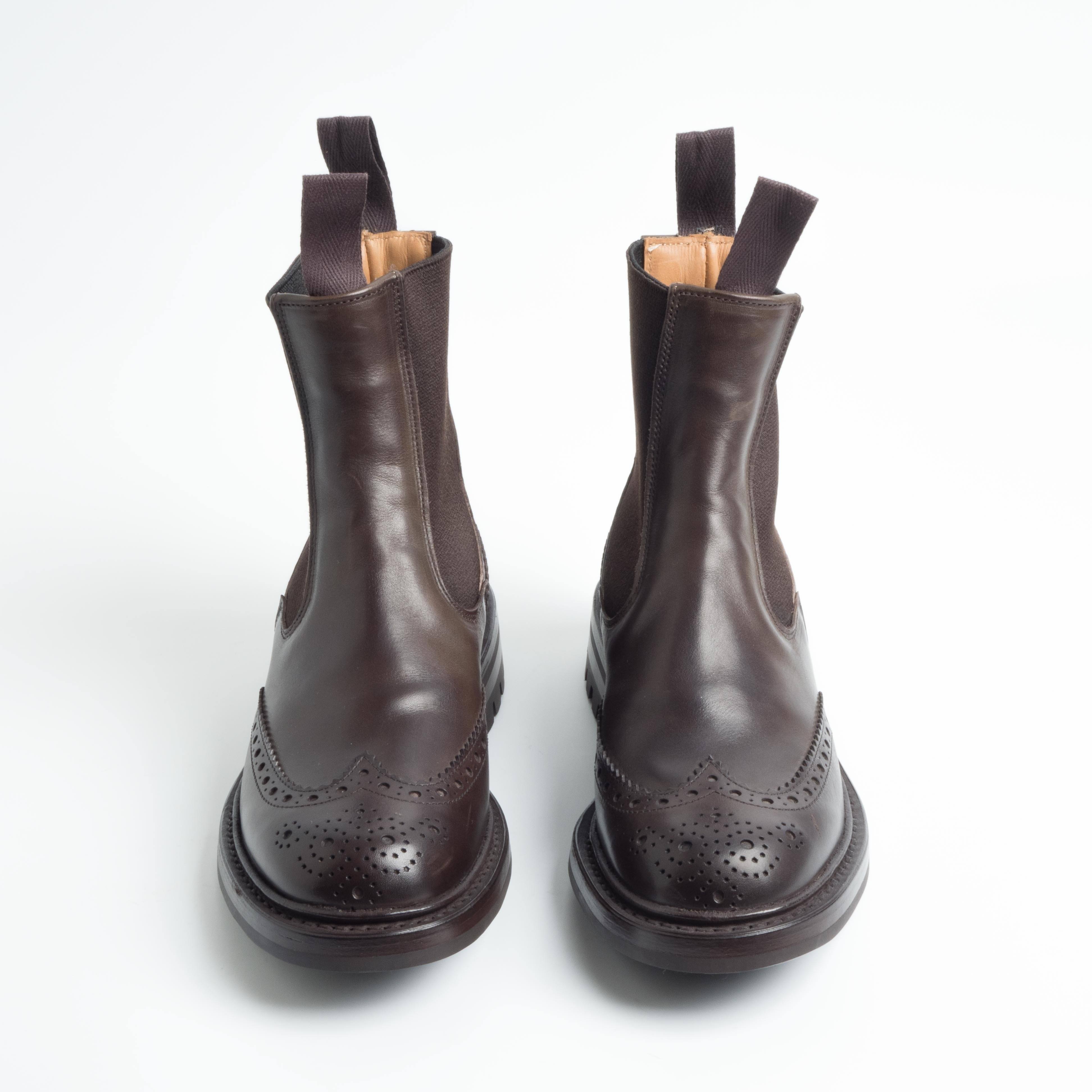 TRICKER'S - 2754 - Silvia Elastic Sides Boots - Espresso Burnished Scarpe Donna Tricker's