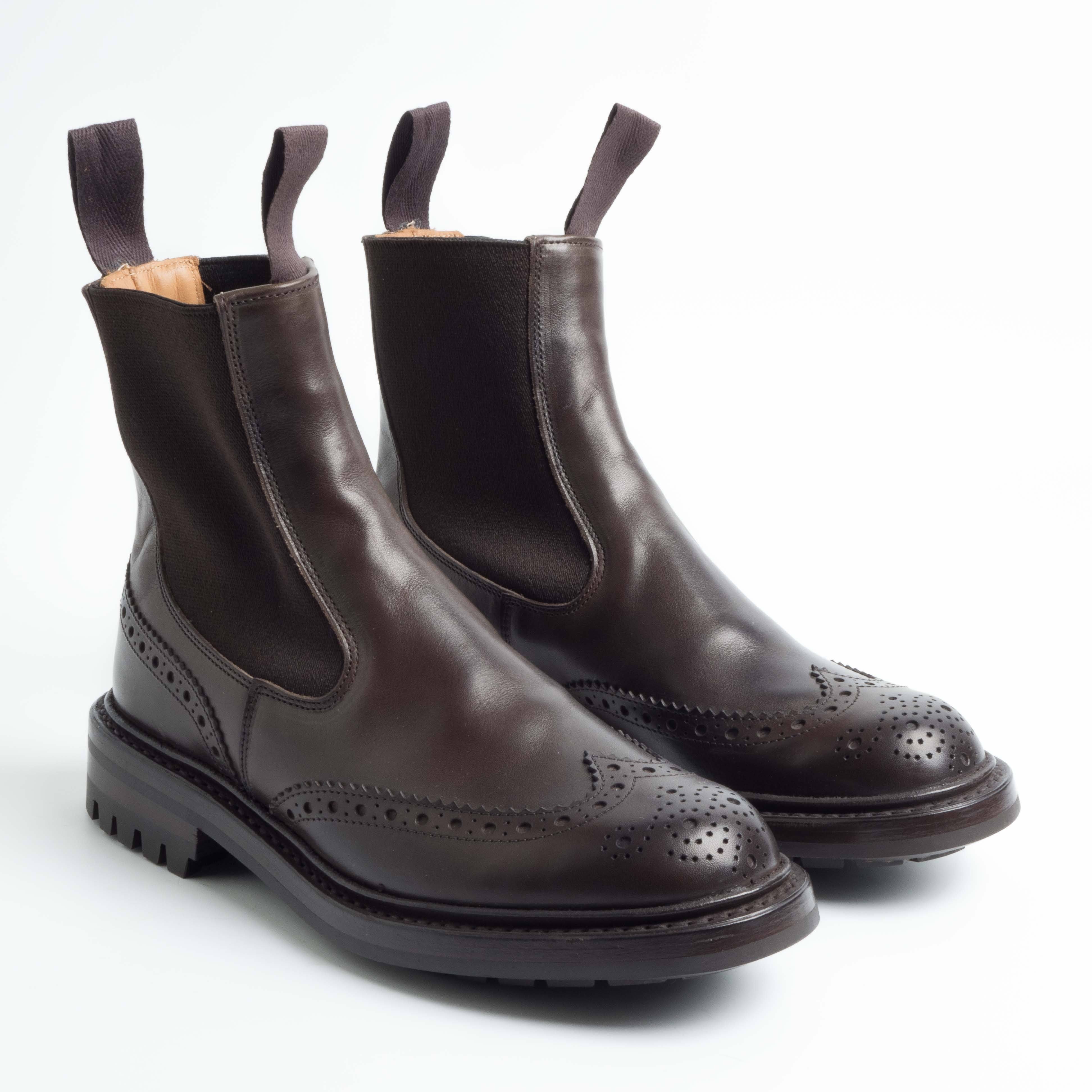 TRICKER'S - 2754 - Silvia Elastic Sides Boots - Espresso Burnished Scarpe Donna Tricker's