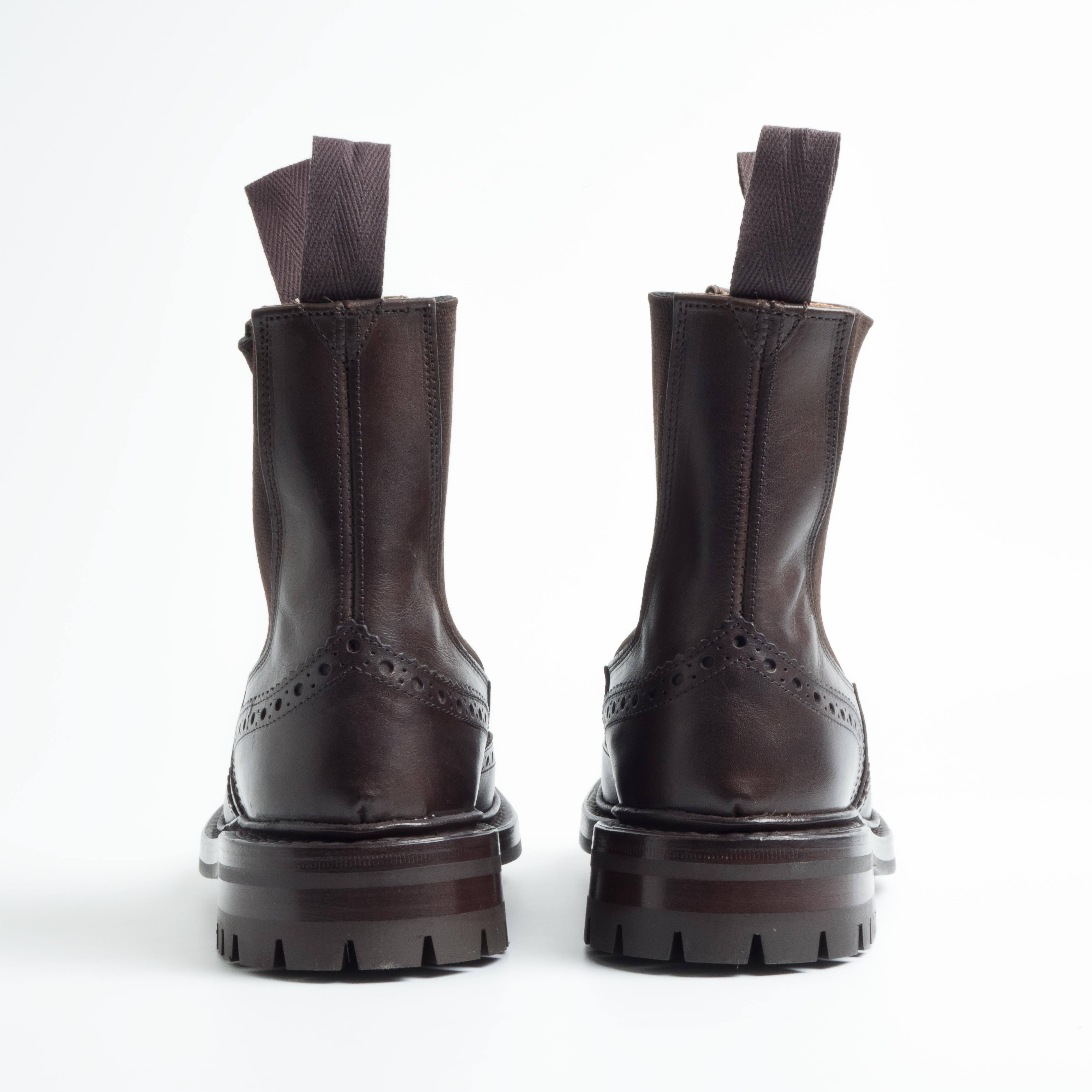 TRICKER'S - 2754 - Silvia Elastic Sides Boots - Espresso Burnished Scarpe Donna Tricker's