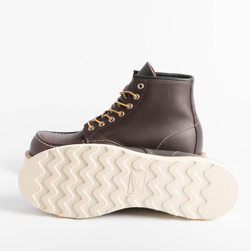 RED WING SHOES - Polacco Moc Toe 8847 - Black Cherry Scarpe Uomo Red Wing Shoes