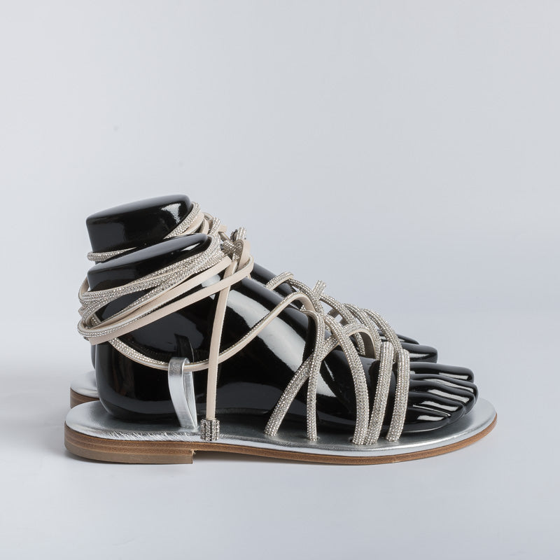 PAOLA FIORENZA - Sandalo infradito - FD22 - Argento Scarpe Donna PAOLA FIORENZA