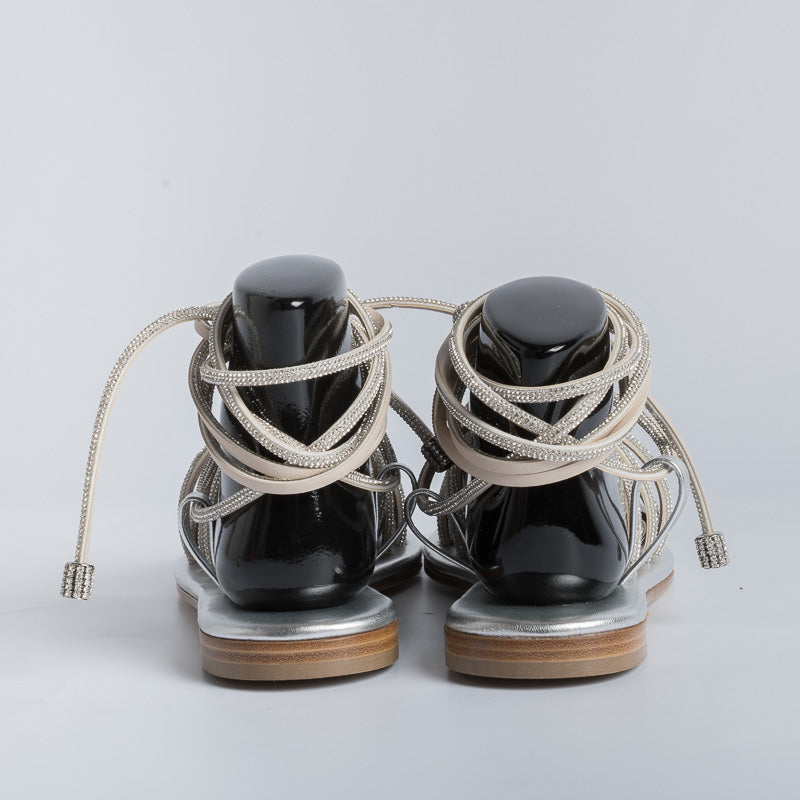 PAOLA FIORENZA - Sandalo infradito - FD22 - Argento Scarpe Donna PAOLA FIORENZA