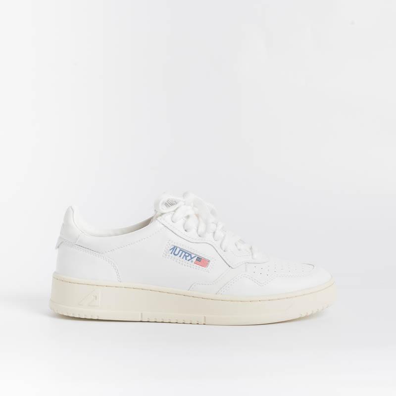 AUTRY LL15 - LOW MAN ALL LEAT - Bianco Scarpe Uomo AUTRY - Collezione uomo