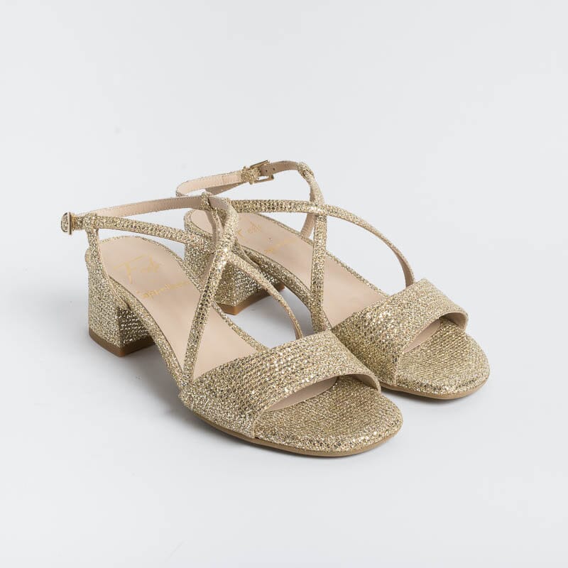 ROBERTO FESTA - Sandali MACY - Tessuto Oro Scarpe Donna Roberto Festa