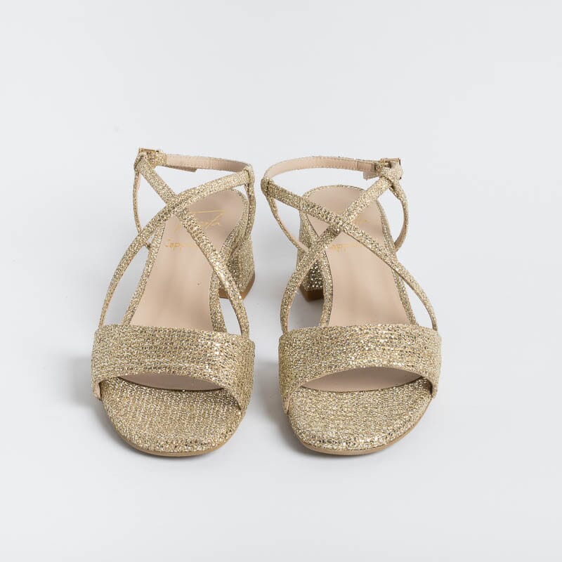 ROBERTO FESTA - Sandali MACY - Tessuto Oro Scarpe Donna Roberto Festa