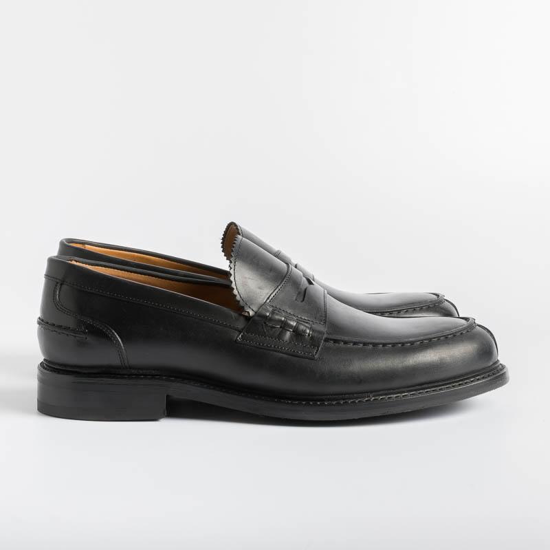 BERWICK 1707 - Mocassino - 11053 - Pelle Nero Scarpe Uomo Berwick 1707
