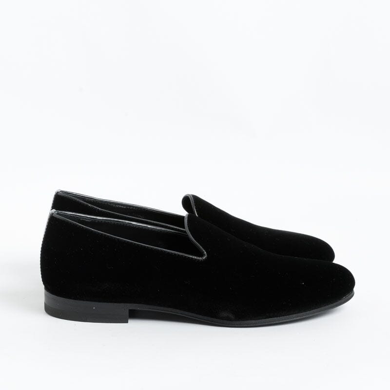 HENDERSON - Mocassino - CASINò - Velluto nero Scarpe Uomo HENDERSON